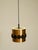 Original 1960s Space Age Pendant Lamp by Doria, Made of Copper-Anodized Aluminum and Black and White Lacquered Metal from Doria Leuchten For Sale - Image 11 of 18