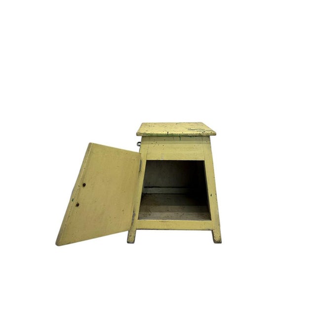 Pine Wood Side Table, 1940s For Sale - Image 4 of 10