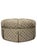 Traditional Dapha Upholstered Furniture Round Tufted Skirted Ottoman, 36” For Sale - Image 3 of 7