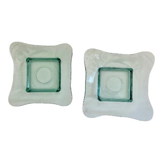 1980s Handblown Pop Art Platters- Set of 2 For Sale