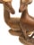 Vintage Hand Carved Wood Antelope Deer Statues - a Pair For Sale - Image 9 of 12