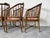 Vintage Drexel Hollywood Regency Faux Bamboo Carved Wood Dining Chairs – Set of 4 For Sale - Image 9 of 18
