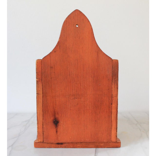 Vintage Wood Recipe Box W/ Eagle Motif For Sale In Milwaukee - Image 6 of 9