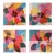Set of 4 Botanical Photograph Prints — Pop Art Flowers No. 1, Unframed For Sale