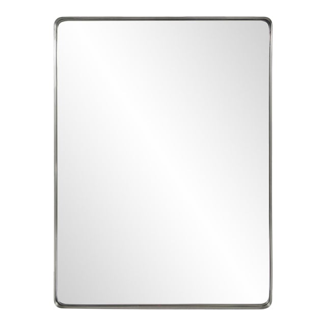Steele Silver Mirror For Sale