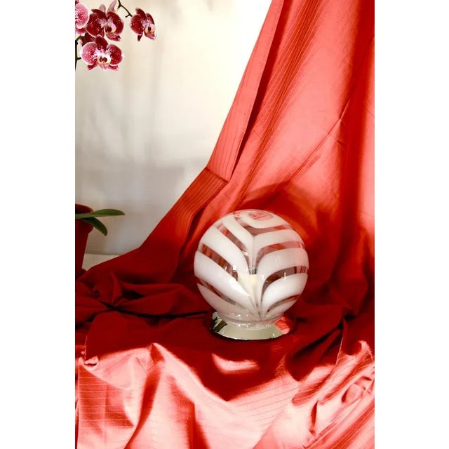 Vintage Space Age Murano Table Lamp, Italy, 1970s For Sale - Image 6 of 11