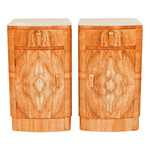 Bedside Cabinets, 1930s, Set of 2 For Sale