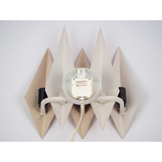 Vintage Danish Diamant Wall Lamps from Holm Sørensen & Co., 1960s, Set of 2 For Sale - Image 3 of 15