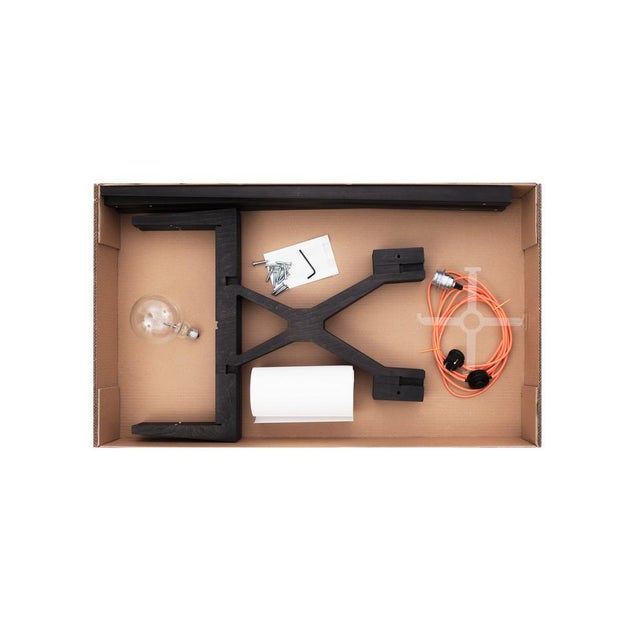 Lese Floor Lamp in Charcoal Black by Konstantin Achkov for Lock For Sale - Image 10 of 12