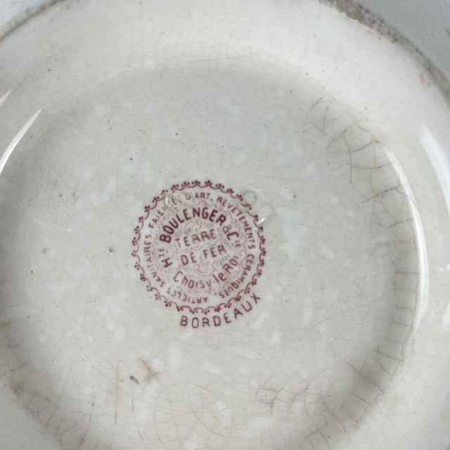 Ironstone Tureen by H. Boulenger & Cie., 1890s For Sale - Image 10 of 16