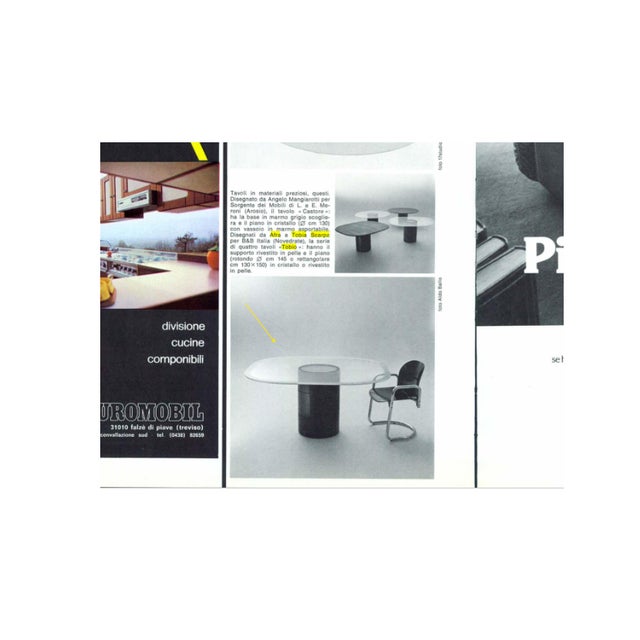 Dining Table Tobio by Afra & Tobia Scarpa for B&b, Italy, 1970s For Sale - Image 12 of 13