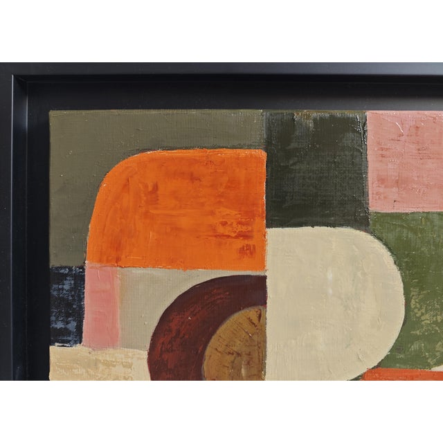 2020s Equivalence, Contemporary Geometric Abstract Oil Painting, Framed by Sophie Dumont For Sale - Image 5 of 8