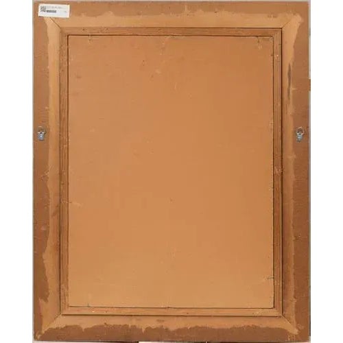 Modern Interior of Cathedral of St. Stephanus, Oil on Board, 20th Century For Sale - Image 3 of 4