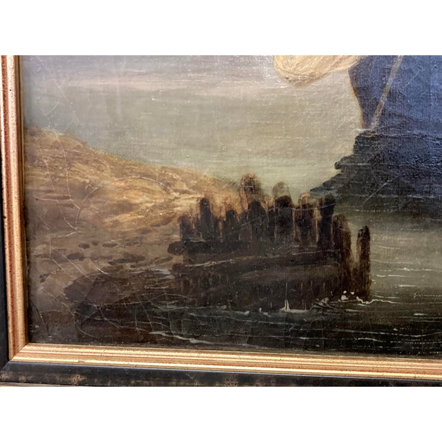 Gray Dubuis, Low Tide Seascape, 1800s, Oil on Canvas, Framed For Sale - Image 8 of 16
