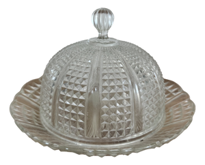 Antique Kitchen Bell in Molded Glass