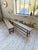 Vintage Rustic Farmhouse Benches in Oak, 1970s, Set of 2 For Sale - Image 17 of 18