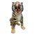 Vintage 1970's Large Scale Hand Painted Ceramic Tiger Figure For Sale