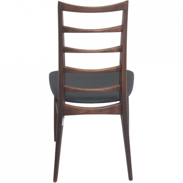 Vintage Lis Chairs in Stained Beech by Ib Kofoed Larsen, 1960s, Set of 6 For Sale - Image 10 of 18