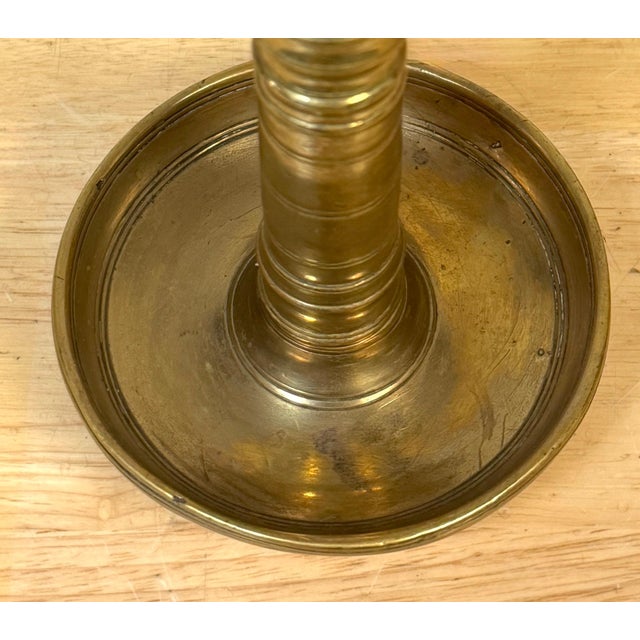 Pair of Russian Empire Brass Candlesticks with Drip Basins, circa 1790–1835 For Sale - Image 10 of 13