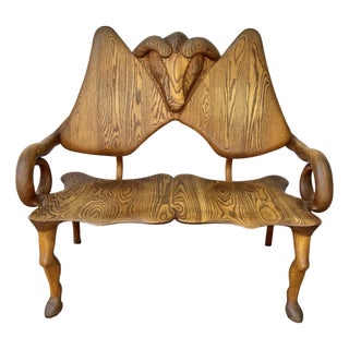 1980 Andrew Willner Ram Bench/Signed and Dated For Sale