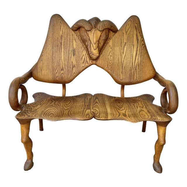 1980 Andrew Willner Ram Bench/Signed and Dated For Sale