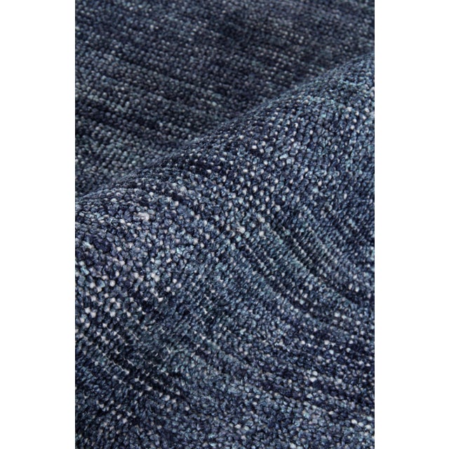 Not Yet Made - Made To Order Exquisite Rugs Lincoln Hand loom Bamboo/Silk Blue Rug-10'x14' For Sale - Image 5 of 8