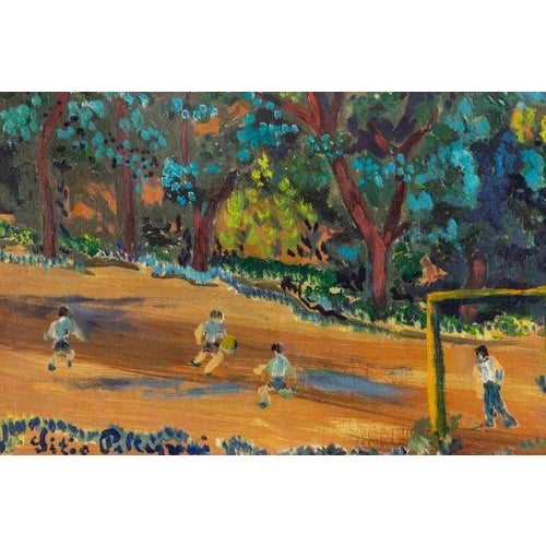 Oil on plywood realized by sirio pellegrini in 1970s. Hand signed lower right. Includes a tailor-made frame realized by...