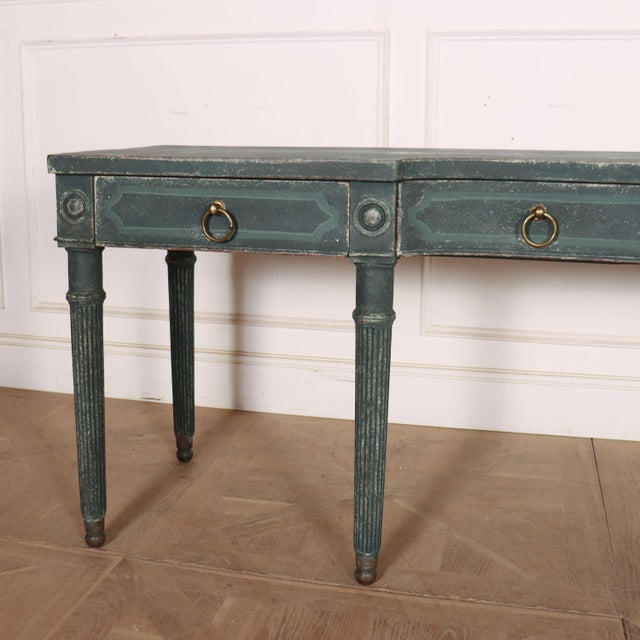 English Regency Console Table For Sale - Image 6 of 12
