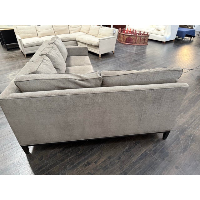Gray Cypress Furniture Sectional in Holly Hunt Fabric For Sale - Image 8 of 12