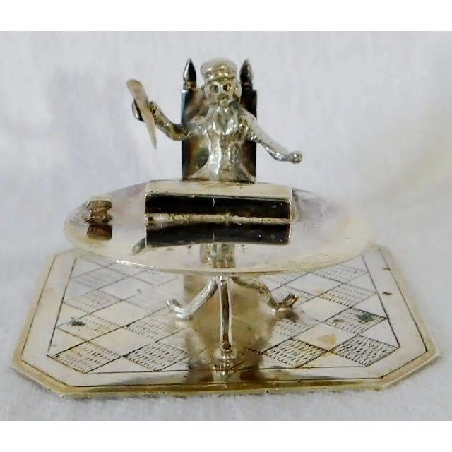 Early 20th Century Antique Early 20th Century Sterling Silver Miniature Art Sculpture Dollhouse Figurine For Sale - Image 5 of 9