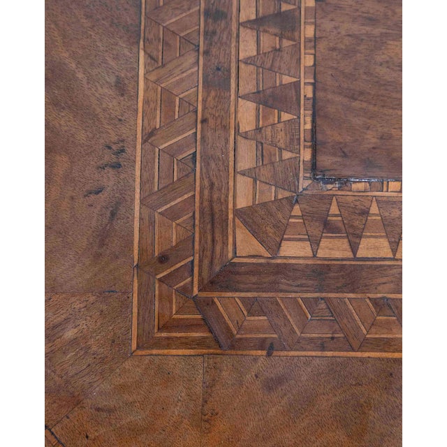 19th Century Italian 19th Century Rolo Inlaid Center Table For Sale - Image 5 of 10
