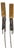 Contemporary Brutalist Style Brass and Gunmetal Chain Fringe Dangle Earrings For Sale