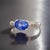 Natural Sapphire Diamond Ring 6.5 14k White Gold 2.36 TCW Certified For Sale - Image 11 of 16