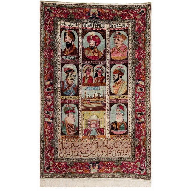 Hanging Rug with Kings Portraits, 1960s For Sale - Image 11 of 11