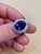 8.5 Carat Oval Tanzanite and 2 Carat Diamond Ring 18 Karat White Gold, Estat For Sale - Image 14 of 18