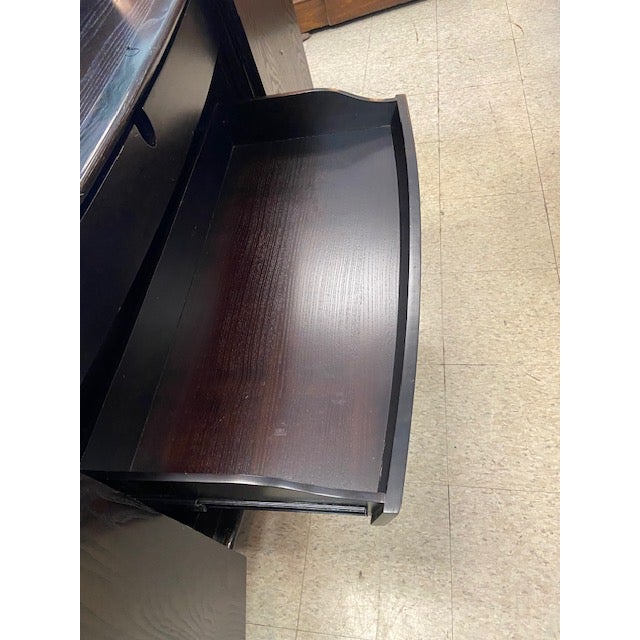 Wood Modern Barbara Barry for Baker / McGuire Rattan, Oak & Raffia Sideboard Buffet For Sale - Image 7 of 11