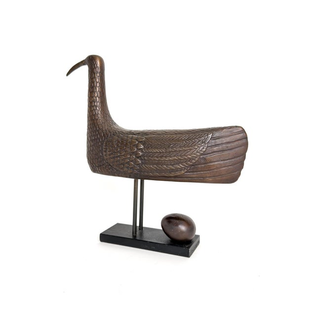 Stig Lindberg, Solfågeln, 1978, Bronze For Sale - Image 3 of 8