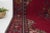 1970s Vintage Persian Handmade Wool 10x12 Red Area Rug For Sale - Image 4 of 11