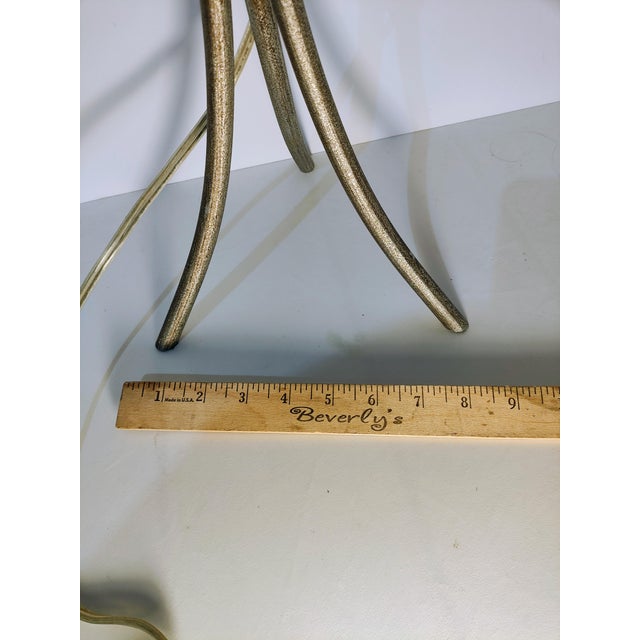 Gold 1960s Mid-Century Modern Gilt Brass Table Lamp For Sale - Image 8 of 8