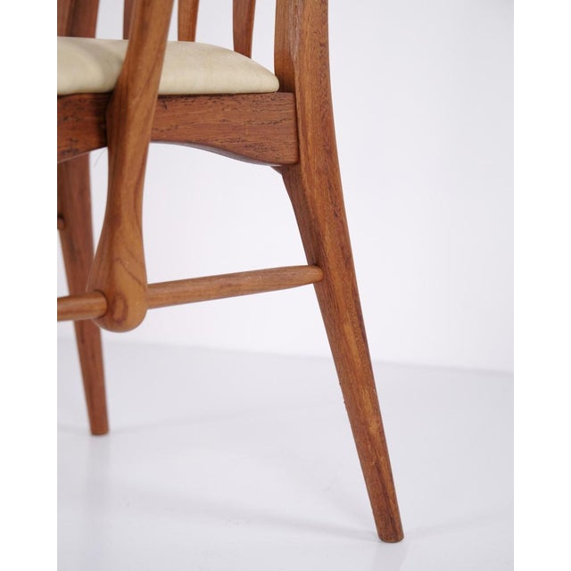 Eva Dining Chairs with Armchairs by Niels Koefoed, 1960s, Set of 8 For Sale - Image 12 of 15
