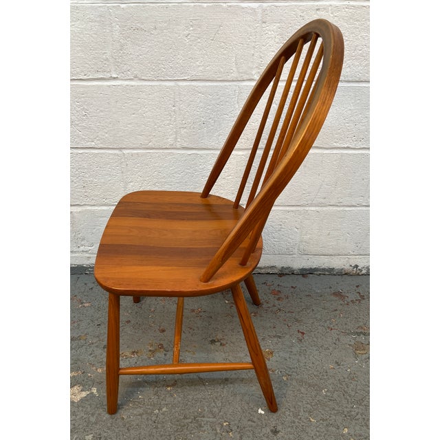 Wood Mid-Century Scandinavian Spindle-Back Dining Chairs by Kvist Møbler For Sale - Image 7 of 14