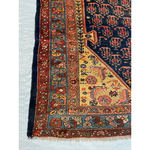 1900 Antique Zanjan Rug 5'6'' X 4'1'' For Sale In Los Angeles - Image 6 of 8