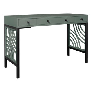 Swirl Writing Desk - Evergreen For Sale