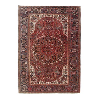 Vintage Heriz Rug 8ft 2in X 12ft For Sale