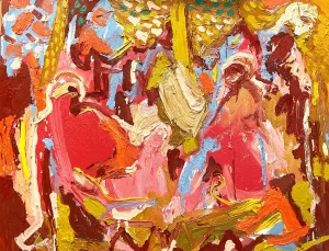Rajasthani Desert Home Original Painting by Paul Wadsworth