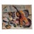 1974 Edward Urban Impressionist Still Life Oil on Canvas Painting, Wood Framed For Sale