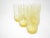 Vintage Lenox Impromptu Yellow Blown Crystal Tumblers - Set of 6 For Sale In Chicago - Image 6 of 12