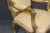 Yellow 19th C Pair French Louis XV Yellow Carved Giltwood Armchairs For Sale - Image 8 of 17
