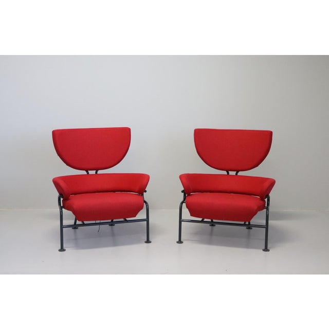 Poggi Vintage PL19 Lounge Chairs by Franco Albini for Poggi Pavia, 1955, Set of 2 For Sale - Image 4 of 18