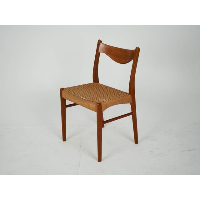 Vintage GS61 Teak Chairs by Arne Wahl Iversen, 1960s, Set of 6 For Sale - Image 11 of 17